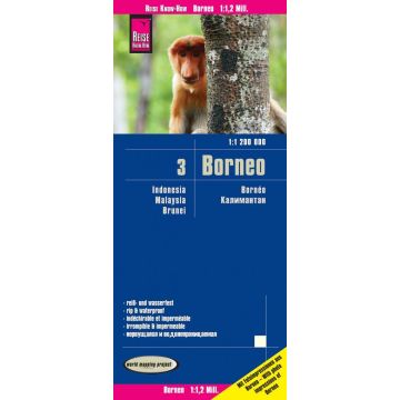 Strassenkarte Borneo 1:1 200 000 / Reise Know-How