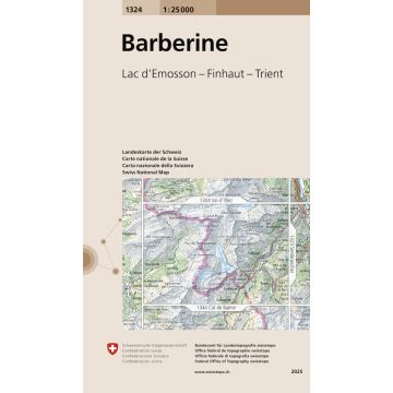 1324 Barberine 1:25 000 / Swisstopo
