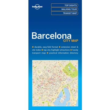 Stadtplan Barcelona City Map / Lonely Planet