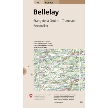 1105 Bellelay 1:25 000 / Swisstopo
