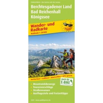 Berchtesgadener Land 1:35 000 Carte de randonnée et cycliste / Publicpress