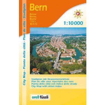 Stadtplan Bern 1:10 000 / Orell Füssli