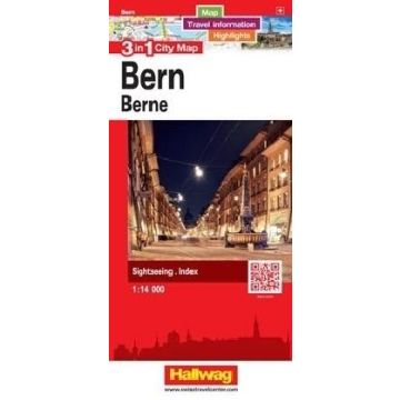 Plan de ville Berne 3in1 City Map 1:13 000 / Hallwag