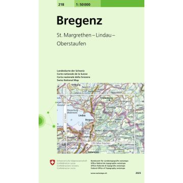 218 Bregenz 1:50 000 / Swisstopo