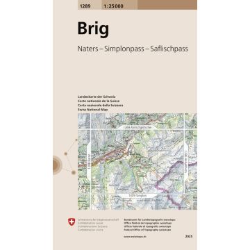 1289 Brig 1:25 000 / Swisstopo