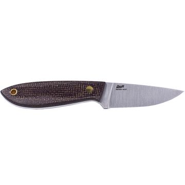Messer Bobtail 80 Bison Micarta Voll-Schliff
