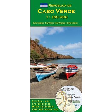 Strassenkarte Republica de Cabo Verde 1:150 000 / AB