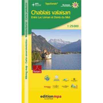 Carte de randonnée Chablais Valaisan 1:25 000 / Edition MPA