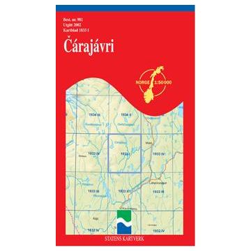 Norge 1833 I Carajavri 1:50 000 / Statens Kartve