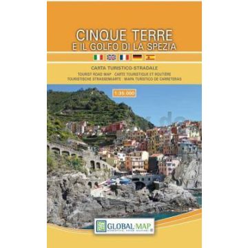 Wanderkarte Cinque Terre e il Golfo di La Spezia 1:35 000 / LAC