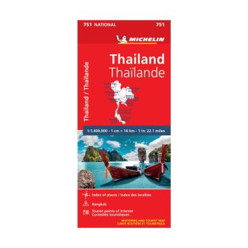 Strassenkarte Michelin 751 Thailand 1: 1'400 000