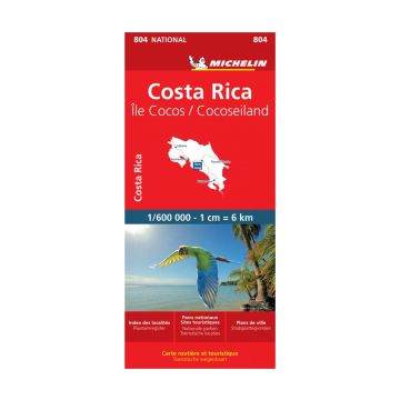 Strassenkarte Michelin 804 Costa Rica 1:600 000