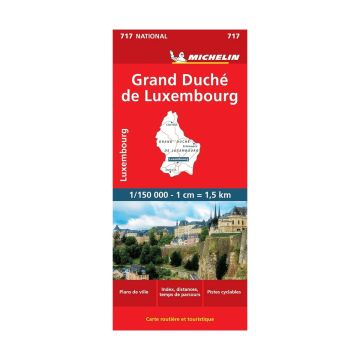 Carte routière Michelin 717 Luxembourg 1:150 000