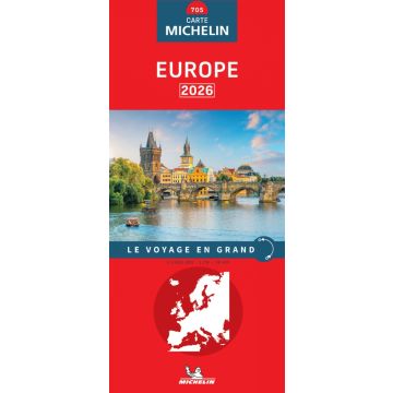 Carte routière Michelin 705 Europe 1:3 Mio.