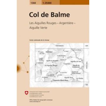 1344 Col de Balme 1:25 000 / Swisstopo