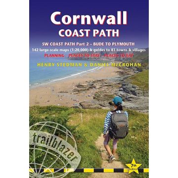 Guide de randonnées Cornwall Coast Path (South West Coast Path 2) / Trailblazer