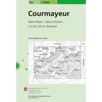 292 Courmayeur 1:50 000 / Swisstopo
