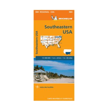 Strassenkarte Michelin 584 Southeastern USA 1:2 400 000