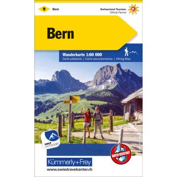 Wanderkarte 9 Bern 1:60 000 / Kümmerly & Frey