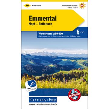 Wanderkarte 10 Emmental Napf Entlebuch 1:60 000 / Kümmerly & Frey