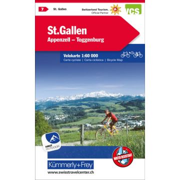 Velokarte St. Gallen Appenzell Toggenburg (7) 1:60'000