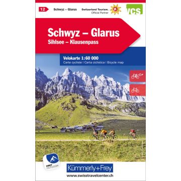 Velokarte Schwyz Glarus (12) 1:60'000