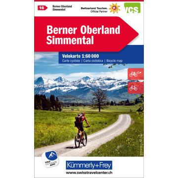 Velokarte Berner Oberland Simmental (16) 1:60'000