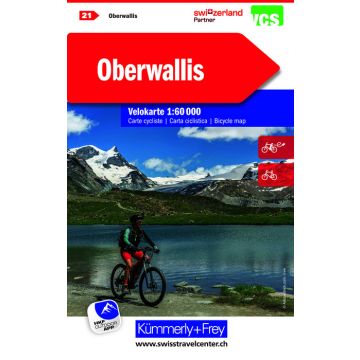 Velokarte Oberwallis (21) 1:60'000
