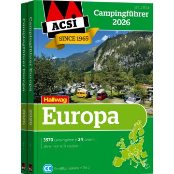 ACSI Campingführer Europa 2026 / Hallwag
