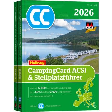 Stellplatzführer & CampingCard Europa ACSI 2026 / Hallwag