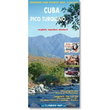 Wanderkarte Cuba Pico Turquino 1:50 000 Trekking and Tourist Map