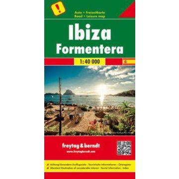 Carte routière Ibiza Formentera 1:40 000 / Freytag & Berndt