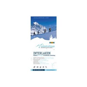 Wintersportkarte Interlaken Snow Trail Map 16