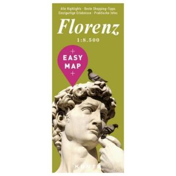 Plan de ville Florenz (Florence) 1:8 500 / Kunth