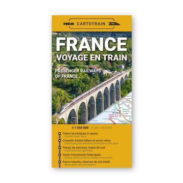 France - Voyage en train 1:1 550 000 / Cartotrain
