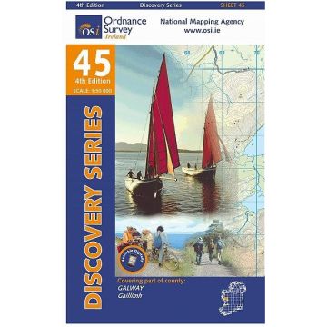 Topografische Karte OS Ireland 45 Galway 1:50 000