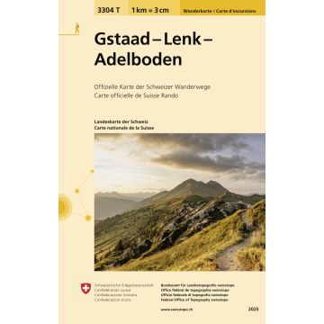 3304 T Gstaad Lenk Adelboden Wanderkarte 1:33 333 