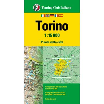 Stadtplan Torino Turin 1:15 000 / Touring Ed.