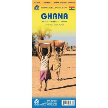 Strassenkarte Ghana 1:500 000 / ITMB