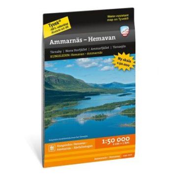 Carte de randonnée Ammarnäs Hemavan 1:50 000 / Calazo 