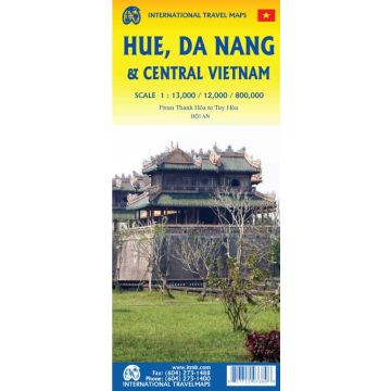Strassenkarte Hue, Da Nang & Central Vietnam 1:330 000 / ITMB