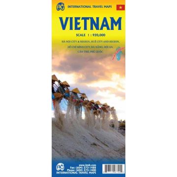 Carte routière Vietnam 1:920 000 / ITMB