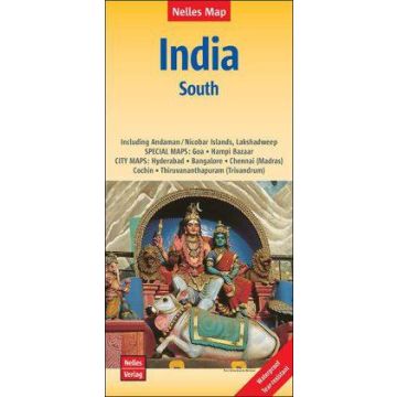 Carte routière India South 1:1 500 000 / Nelles