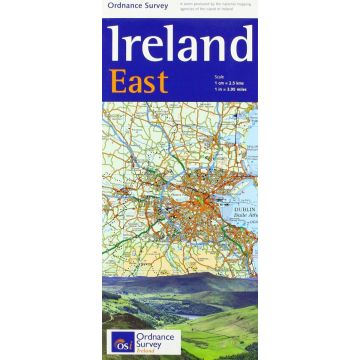 Carte routière Ireland East 1:250 000 / Ordnance Survey