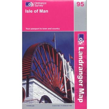 Topografische Karte OS 95 Isle of Man 1:50 000 / Landranger Map