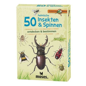 50 heimische Insekten & Spinnen / moses