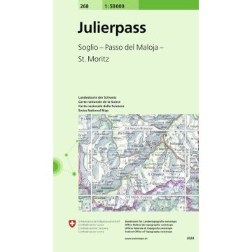 268 Julierpass 1:50 000 / Swisstopo