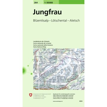 264 Jungfrau 1:50 000 / Swisstopo