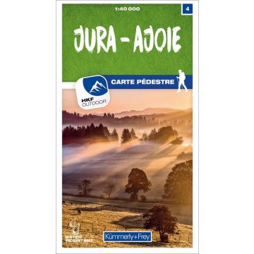 Wanderkarte 4 Jura - Ajoie 1:40 000 / Kümmerly & Frey