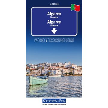 Carte routière Algarve Lisbonne 1:200 000 / Kümmerly & Frey
